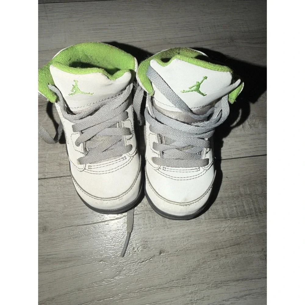 Jordan 5 Green‎ Bean Toddler Size 6c DQ3736-003 Air Jordan Retro Baby Infant